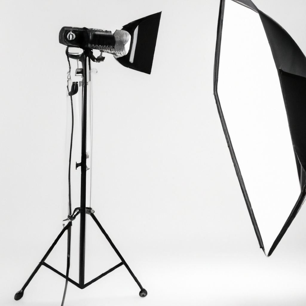 Estudio fotográfico minimalista con luz suave y ciclorama