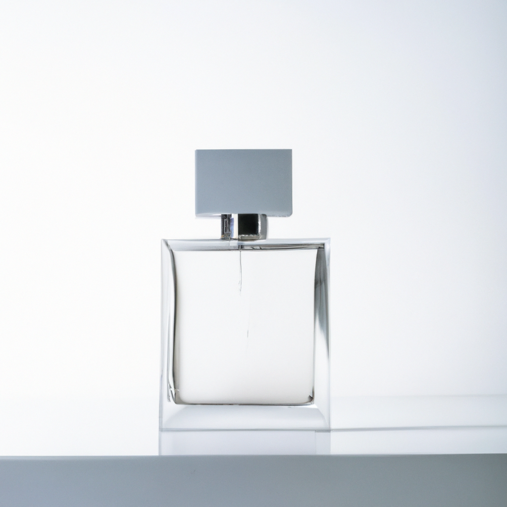 Fotografía de producto en mesa blanca con reflejos delicados